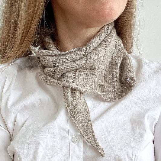 Simple Mini Shawl Knitting Pattern