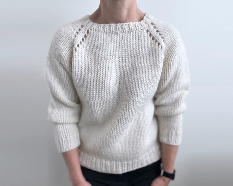 Easy Topdown Sweater Knitting Pattern