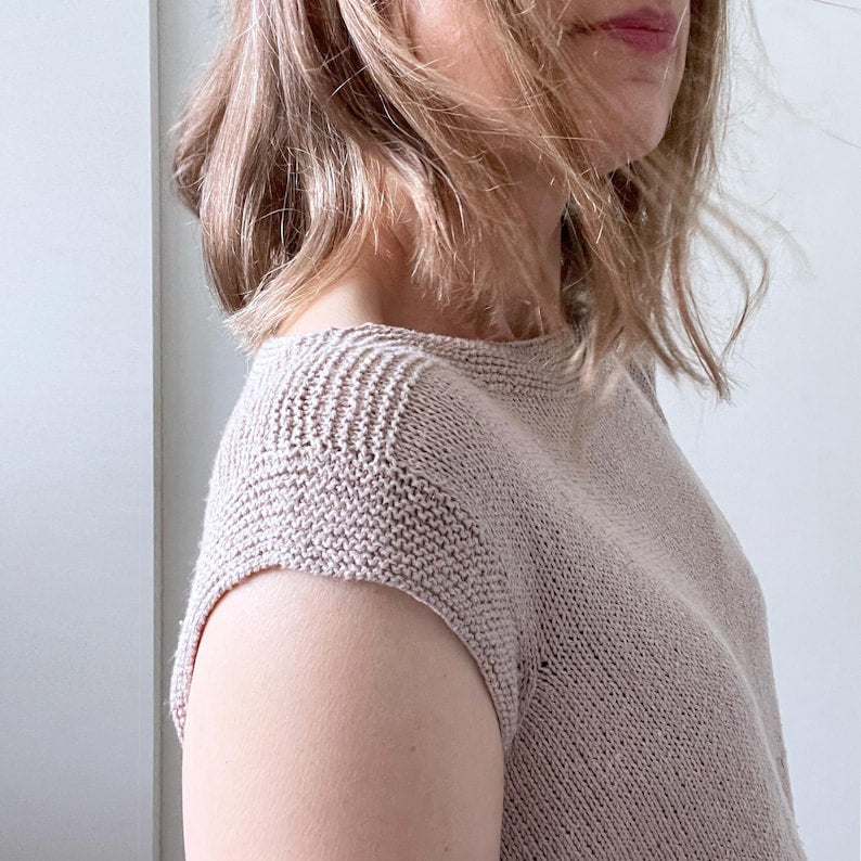 Simple Summer Top Knitting Pattern