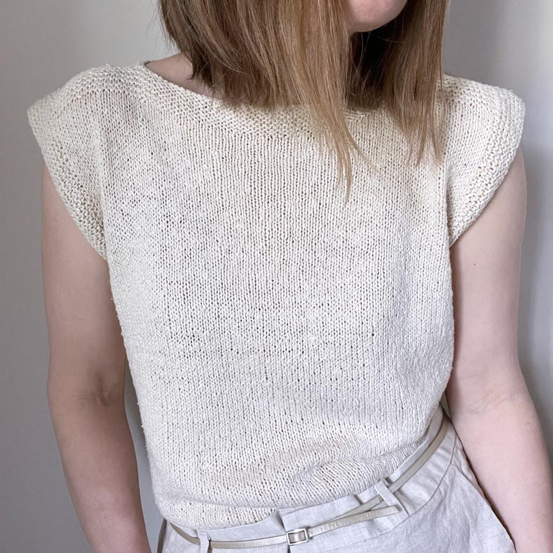 Bottom Up Tee Knitting Pattern