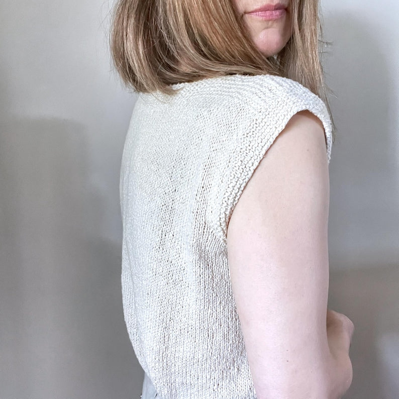 Simple Summer Top Knitting Pattern