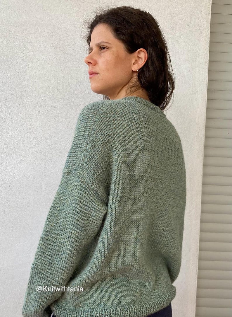 Drop in Dream Sweater Knitting Pattern