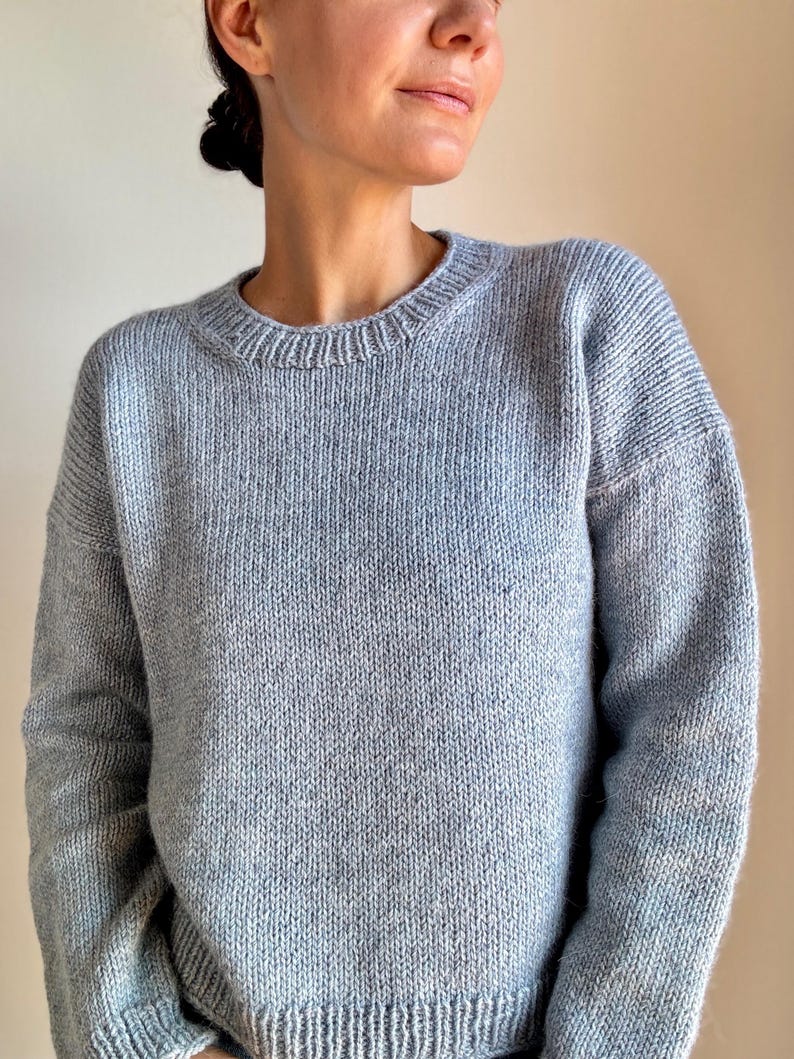 Drop in Dream Sweater Knitting Pattern