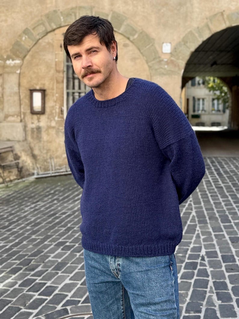 Drop in Dream Sweater Knitting Pattern