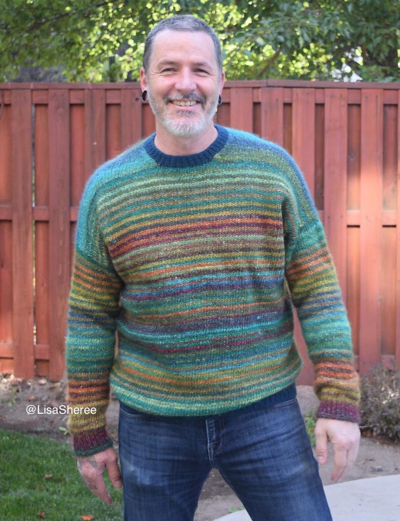 Drop in Dream Sweater Knitting Pattern