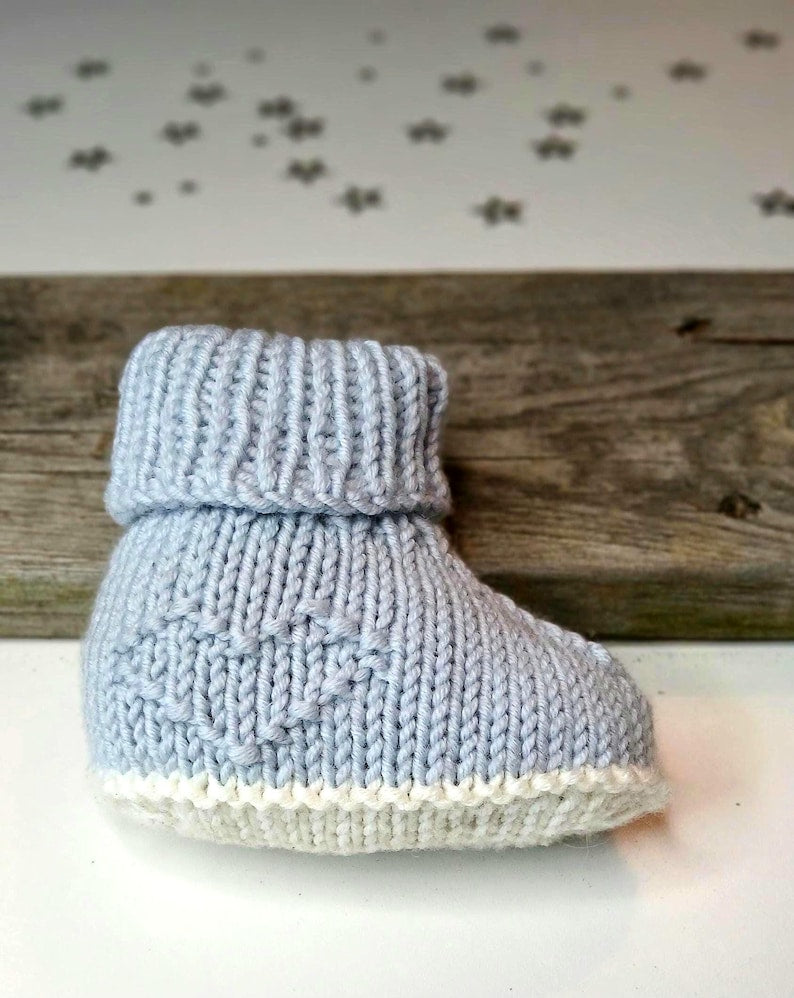 Baby Booties Knitting Pattern