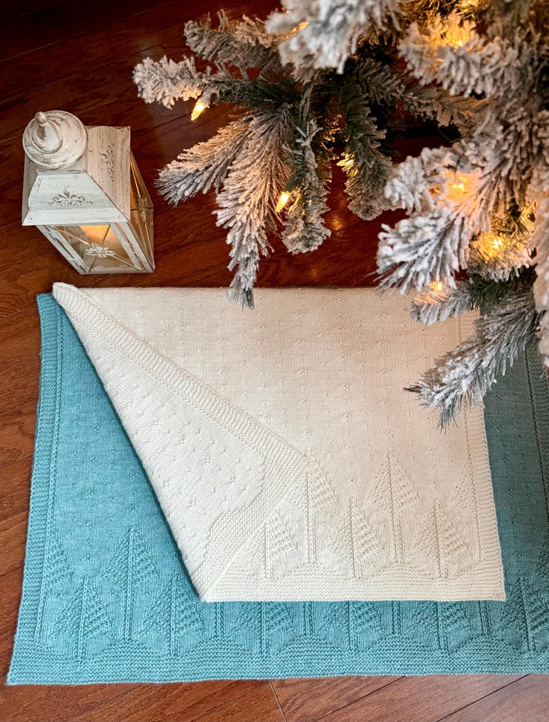 Forest Baby Blanket Knitting Pattern