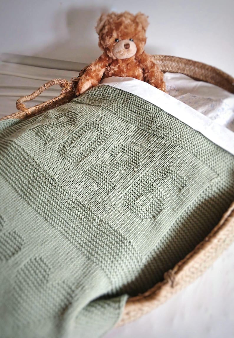 Easy Baby Blanket Knitting Pattern