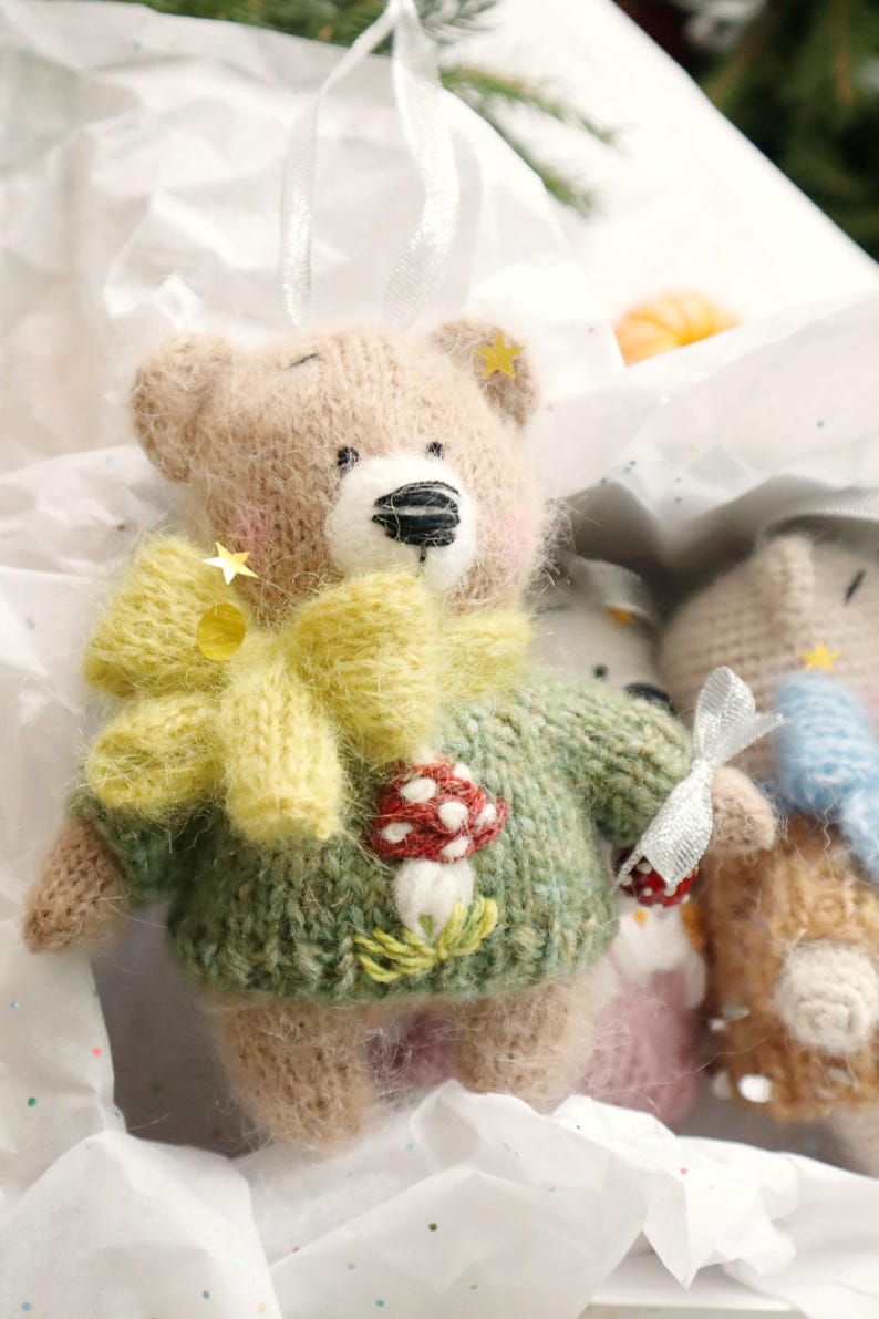 Mohair Teddy Bear Knitting Pattern