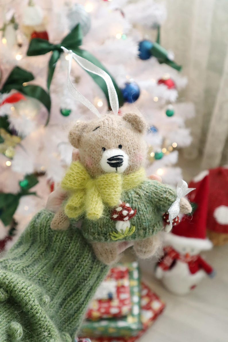 Mohair Teddy Bear Knitting Pattern