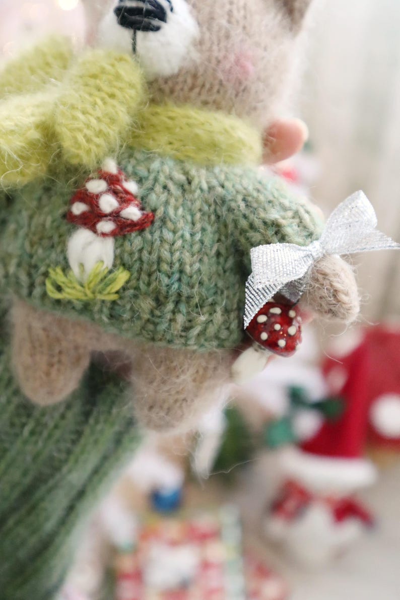 Mohair Teddy Bear Knitting Pattern