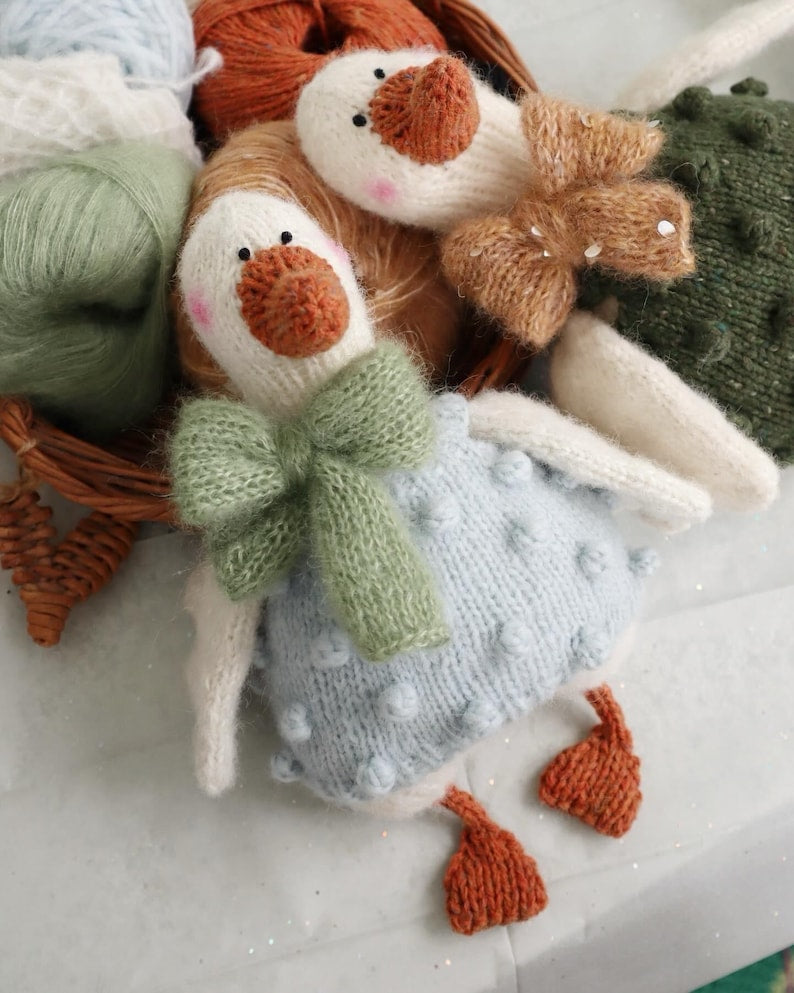 Goose Toy Knitting Pattern