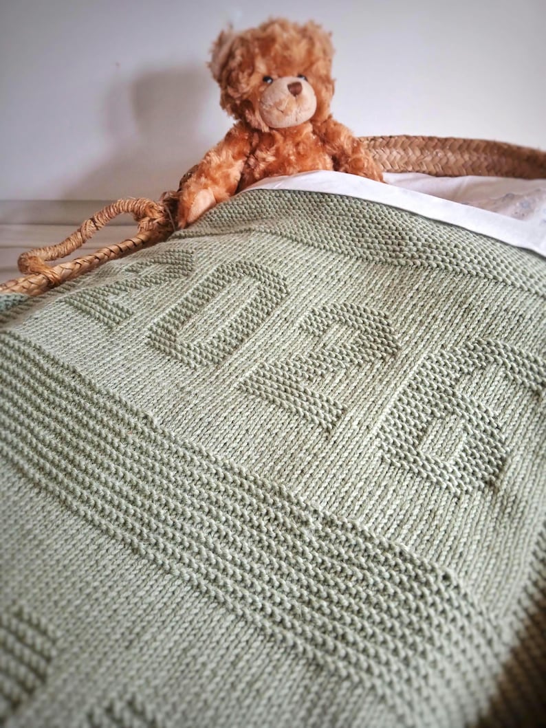 Easy Baby Blanket Knitting Pattern