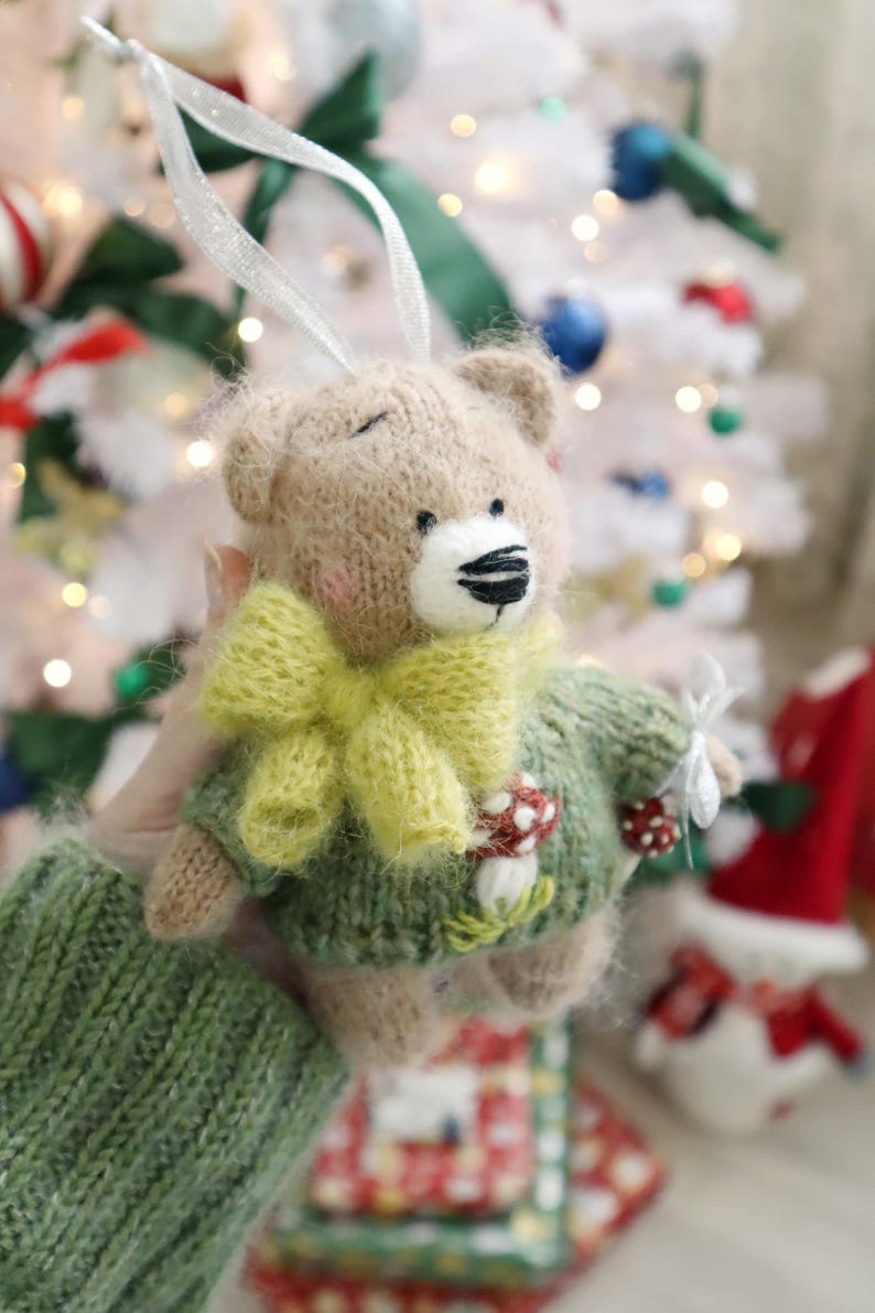 Mohair Teddy Bear Knitting Pattern