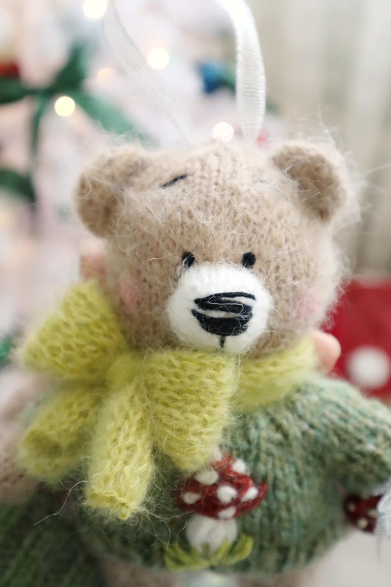 Mohair Teddy Bear Knitting Pattern