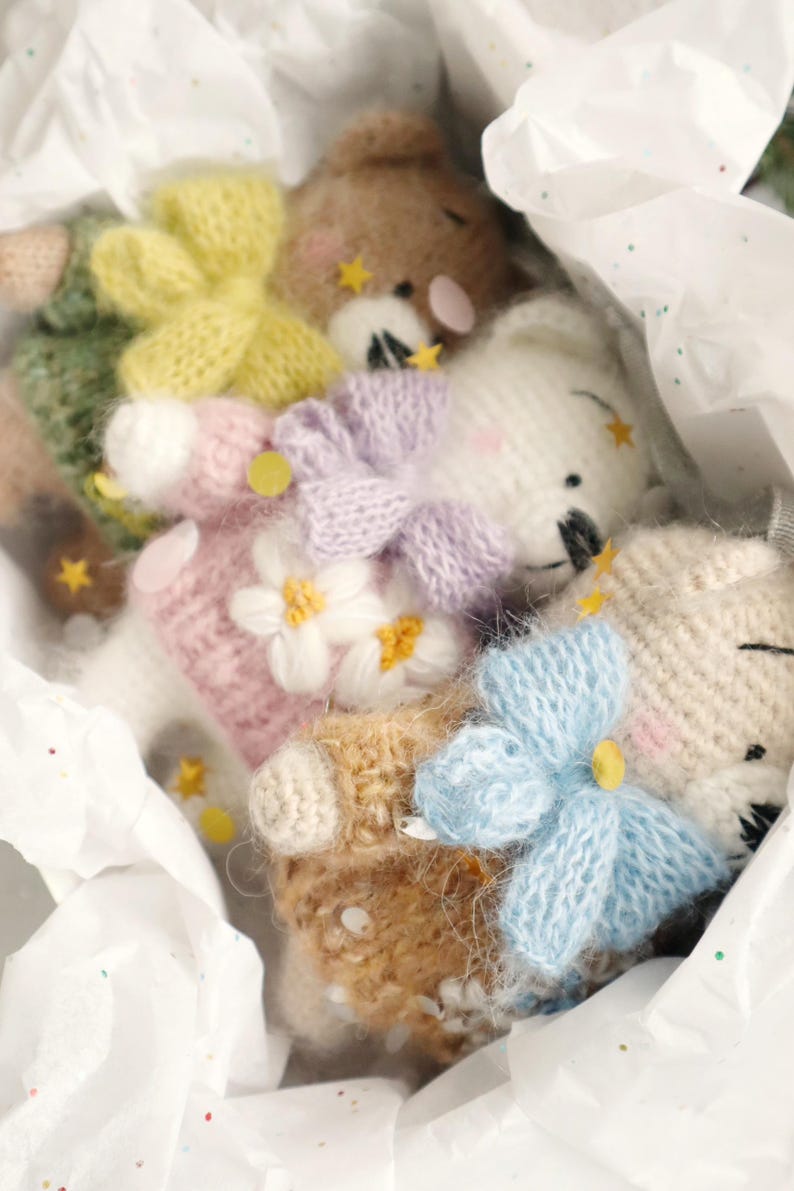 Mohair Teddy Bear Knitting Pattern
