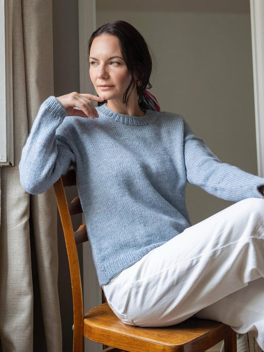 Drop in Dream Sweater Knitting Pattern