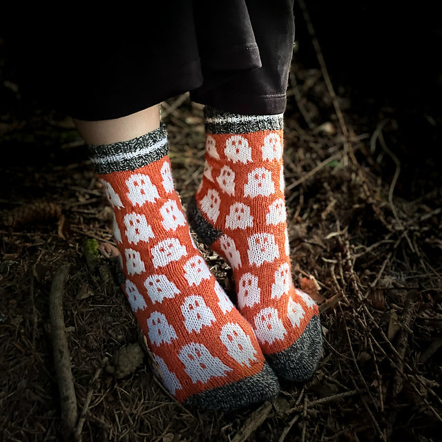 Spooky Socks Knitting Pattern