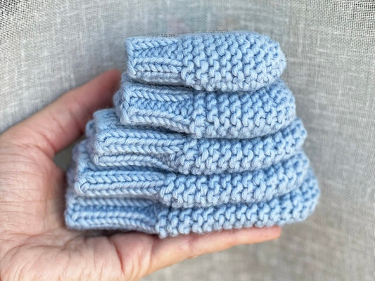 First Baby Mittens Knitting Pattern