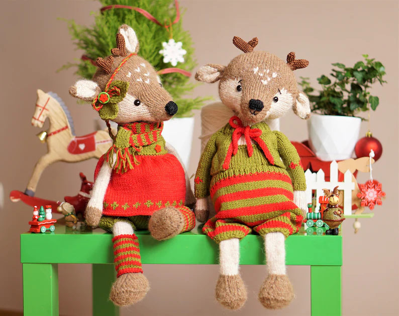 Christmas Reindeer Knitting Pattern