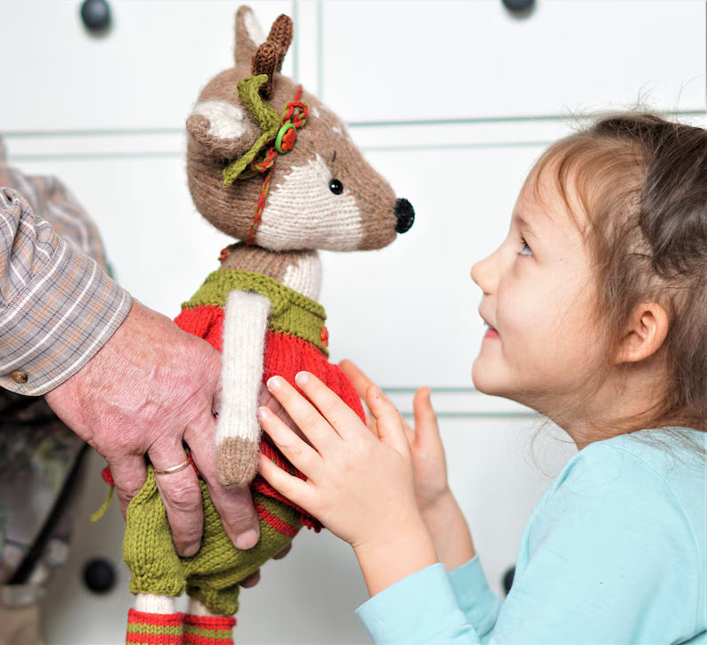 Christmas Reindeer Knitting Pattern