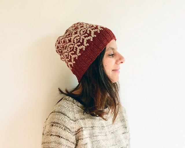 Colorwork Beanie Knitting Pattern