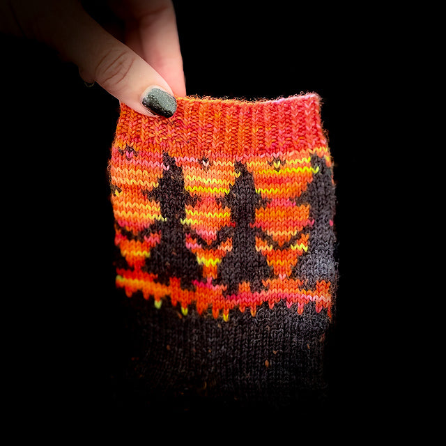 Spooky Socks Knitting Pattern