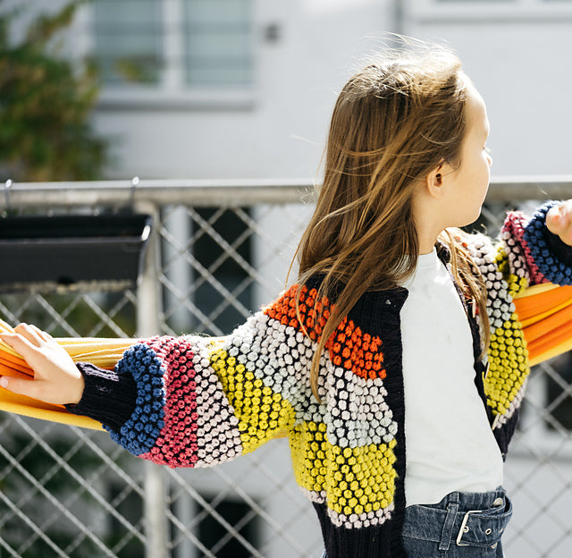 Bobble Cardigan Knitting Pattern