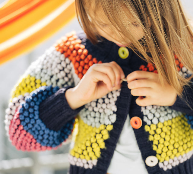 Bobble Cardigan Knitting Pattern
