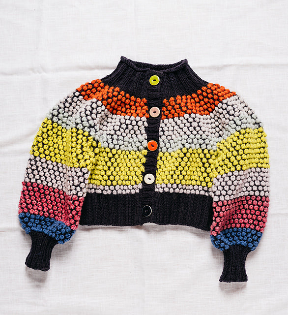 Bobble Cardigan Knitting Pattern