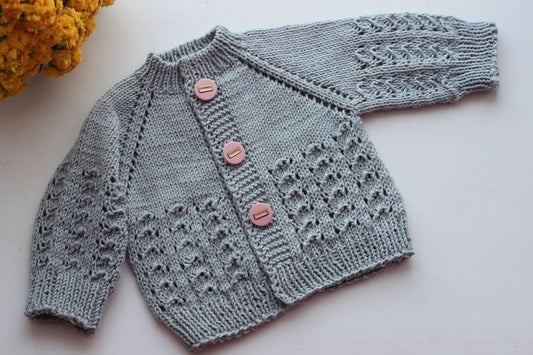 Preemie Cardigan Knitting Pattern