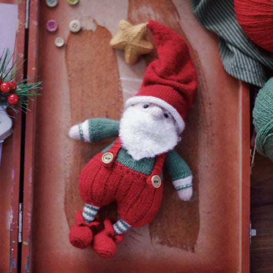 Santa Claus with Star Hat Knitting Pattern