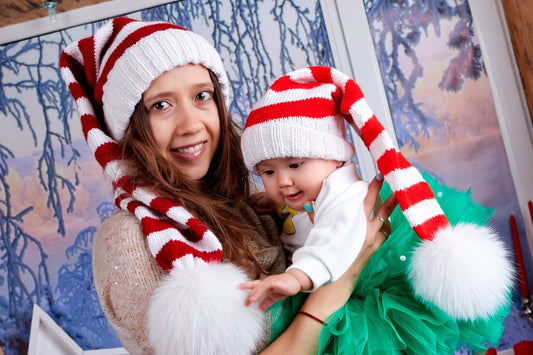 Baby Santa Clause Hat Knitting Pattern