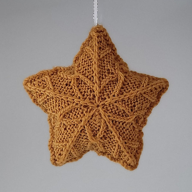 Star Snowflake Knitting Pattern
