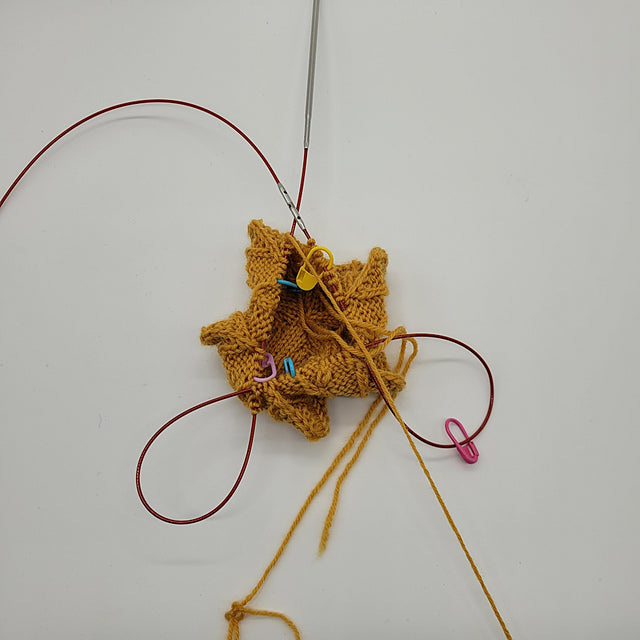 Star Snowflake Knitting Pattern