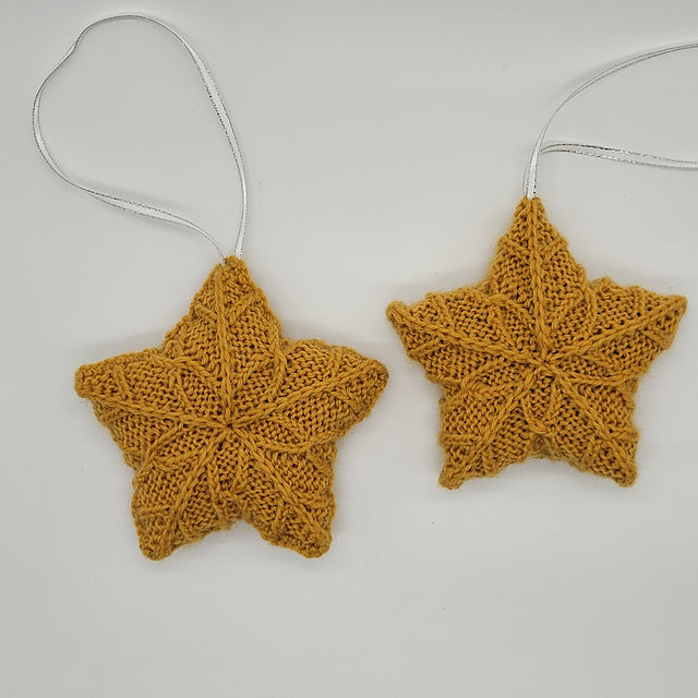 Star Snowflake Knitting Pattern