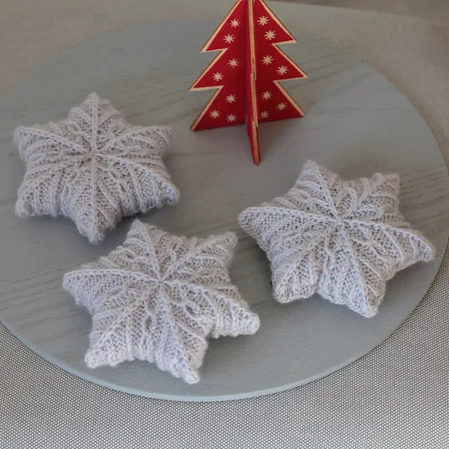 3D Snowflake Knitting Pattern