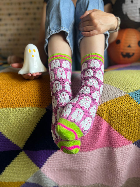 Spooky Socks Knitting Pattern