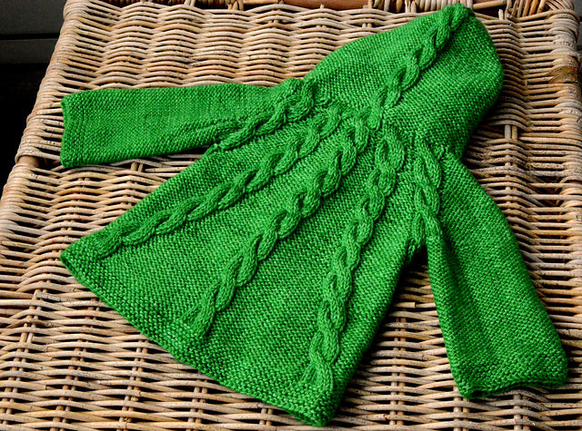 Cable Hoodie Knitting Pattern