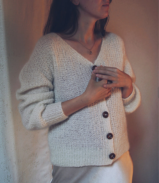 Top Down Cardigan Knitting Pattern