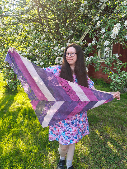Neck Shawl Knitting Pattern