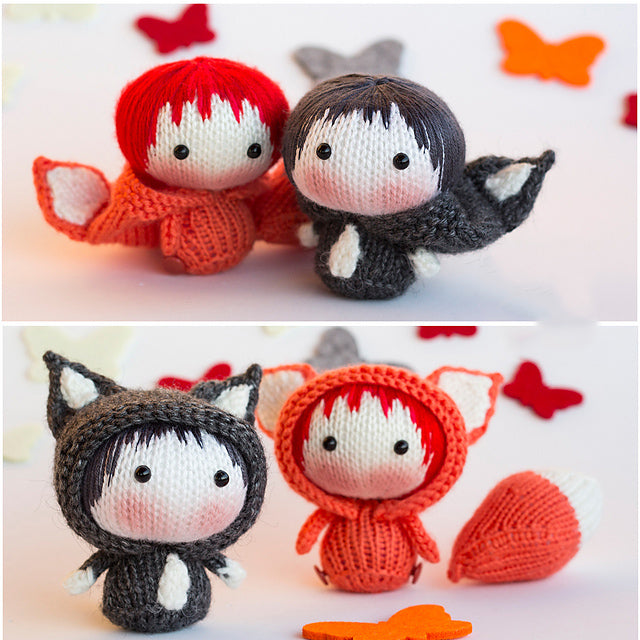 Fox Doll Knitting Pattern