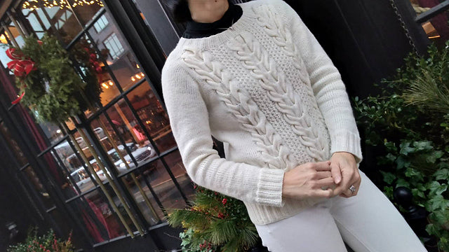 Chunky Cable Pullover Knitting Pattern