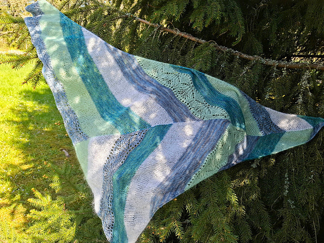 Neck Shawl Knitting Pattern