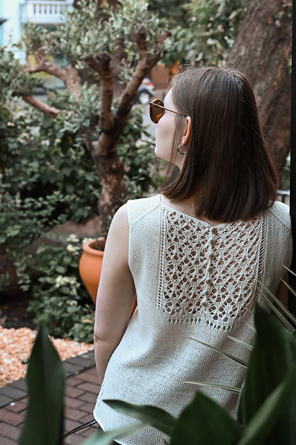 Sleeveless Summer Top Knitting Pattern