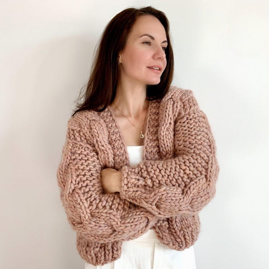 Chunky Cardigan Knitting Pattern