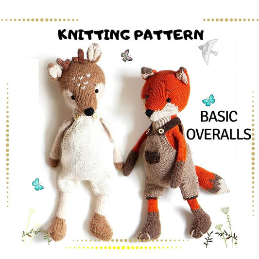 Basic Overalls Knitting Pattern