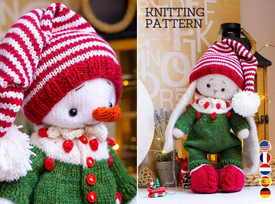 Christmas Pajama Knitting Pattern
