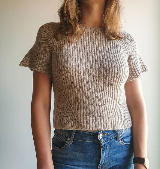 Ribbed Tee Knitting Pattern