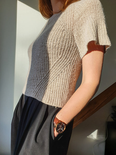 Ribbed Tee Knitting Pattern